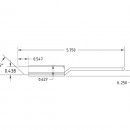Technical drawing of a tool design.