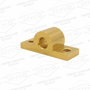 Brass end hinge block Part WHCT84057 3/4 view pillow block for service bodies & toolboxes