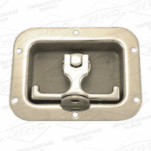 2 point pad lockable stainless steel T-handle latch Part WHCSSSPHA2-PL polished front view